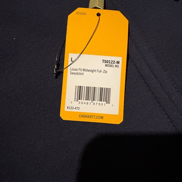 Carhartt LOOSE FIT MIDWEIGHT FULL-ZIP SWEATSHIRT STYLE #K122 - Picture 4 of 6